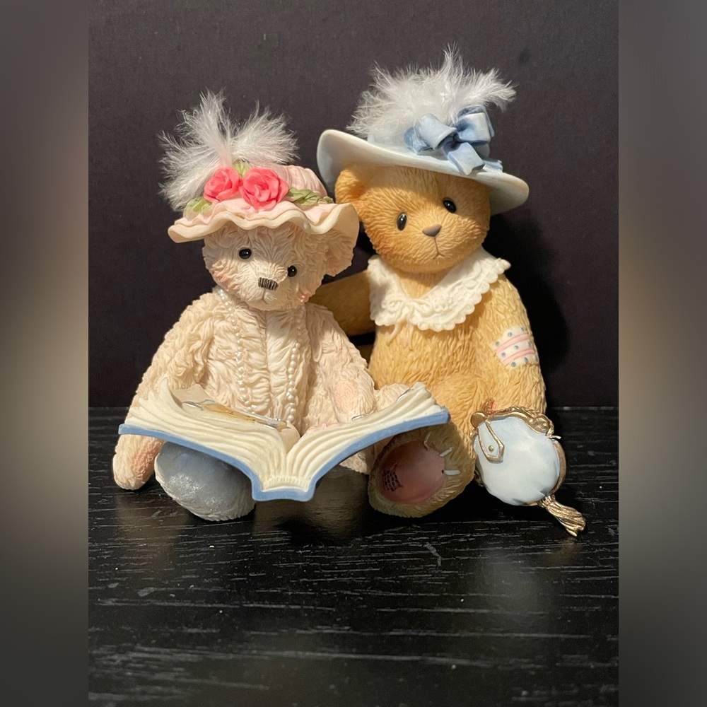 Cherished Teddies Tess and Friend 661953 "Things Do Not Change, We Do"